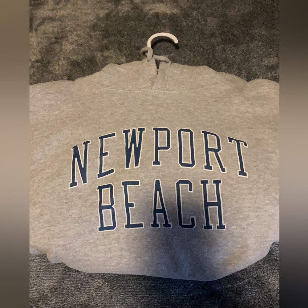 Brandy Melville Newport Beach Cropped Hoodie